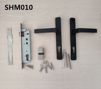 Ensemble de poignées de porte à battants en aluminium Sherma, quincaillerie pour appartement