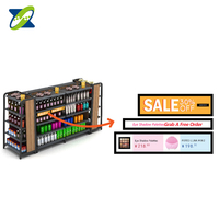 Écran publicitaire LCD pour les rayons des magasins d'électronique grand public, écran publicitaire LCD pour les bords des rayons