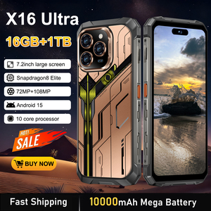 Teléfono Inteligente Android 5G 2026 de Bajo Precio, X16 Ultra, Pantalla Grande de 7.2 Pulgadas, 16GB+1TB de Gran Almacenamiento, Doble SIM - Product Image 2