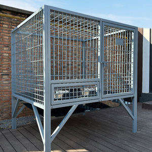 Büyük köpek sandık ağır yıkılmaz kaçış geçirmez kulübesi kilitlenebilir yüksek anksiyete tek kapı - Product Image 3