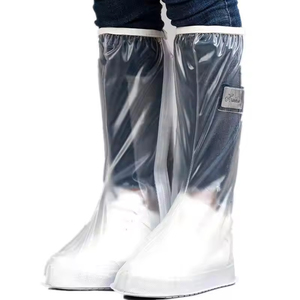 Surchaussures imperméables en silicone pour enfants, couvre-bottes de pluie portables pour l'hiver et les rizières - Product Image 3