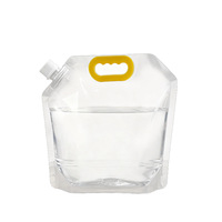 Sac à eau pliable portable pour le camping en plein air, 500 ml, 1 L, 3 L, 1 gallon, 5 L, 10 L, récipient à eau en plastique avec bec verseur