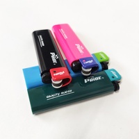 Briquet à gaz jetable en plastique personnalisé, carburant au butane, durable, portable, pour une utilisation en fête, certifié sécurité pour fumer des cigarettes