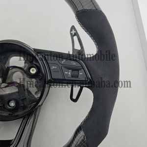 Volante Deportivo Popular de Fibra de Carbono y Alcántara para Modelos Audi A3 A4 A4L A5 A7L A8 Q5 Q7 B9 A6 R8 - Product Image 2