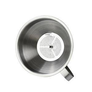 Yolecen grosir penuang minyak Skimmer <span class=keywords><strong>Mini</strong></span> 304 201 baja tahan karat rumah tangga kecil pembuat susu kedelai corong logam besar - Product Image 5