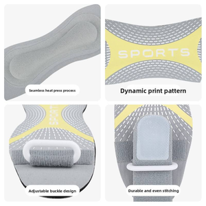 Genouillères de protection rotulienne en nylon et coton pour le basketball, la course à pied, la protection du ménisque, avec compression renforcée et absorption des chocs pour la gym - Product Image 4