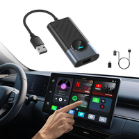 Boîtier AI CarPlay 2-en-1 sans fil, adaptateur Android Auto, dongle USB intelligent, lecteur multimédia en streaming pour voiture, vente en gros, fourniture directe usine