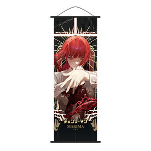 Cuadros colgantes de dibujos animados de 70x25cm, decoración de habitación, Denji Pochita <span class=keywords><strong>Makima</strong></span>, motosierras eléctricas, personaje, rollo de pared de Anime - Product Image 6