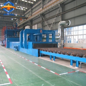 Jaugeuse de sablage manuelle ATHI série <span class=keywords><strong>QXQ</strong></span> à commande PLC pour tôles d'acier, longue durée de vie, pour la construction navale et les ponts en acier - Product Image 1