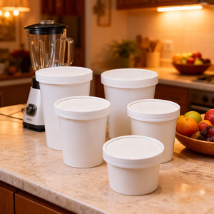 Contenedor Desechable Reciclable para Sopa Caliente de 8oz, 12oz y 32oz, con Logotipo Personalizado Impreso, Estilo 2026, para Hoteles, Oficinas y Comida para Llevar - Product Image 5