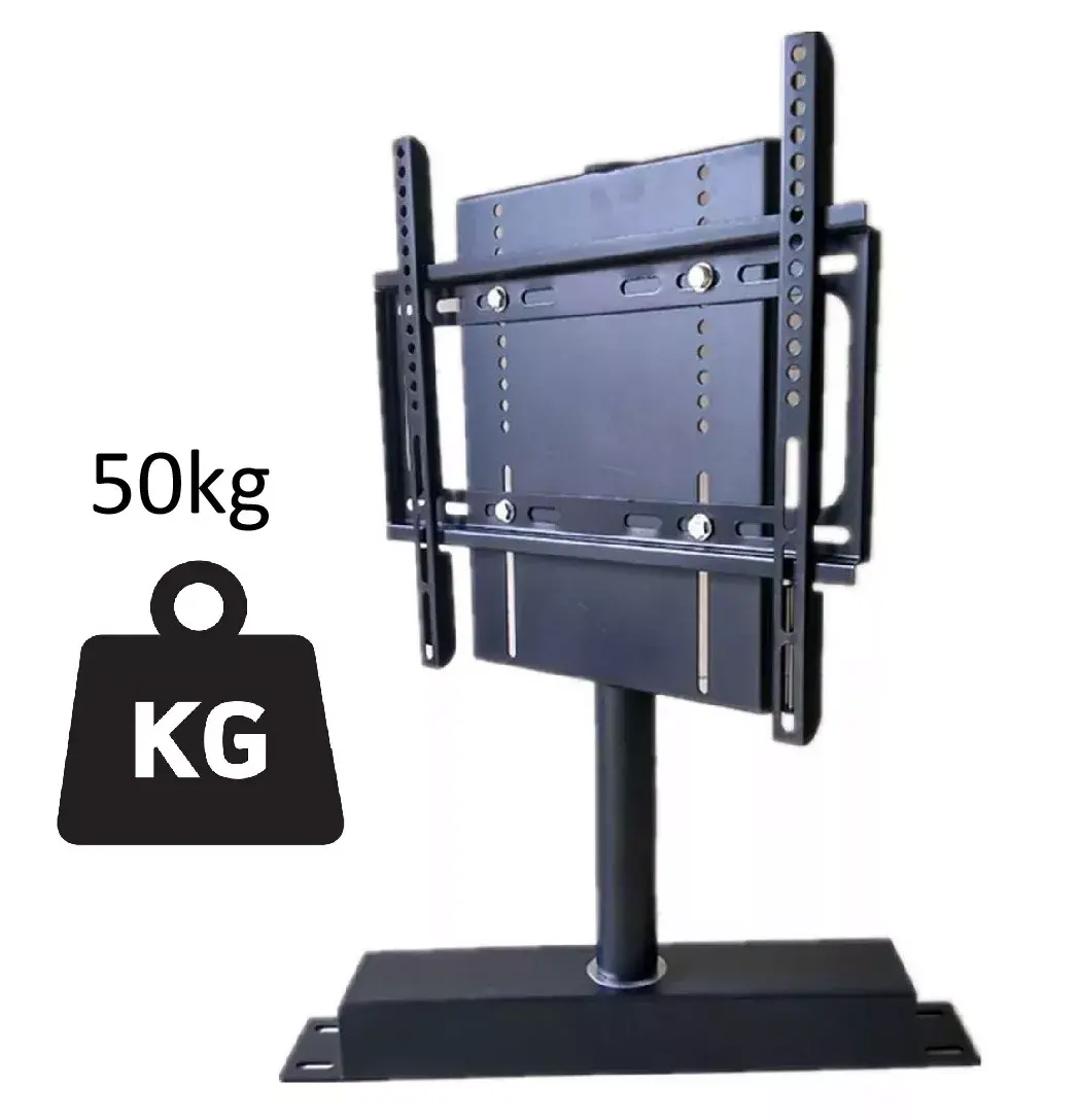 360 degree Manual rotation Cabinet TV lifter table top Rotation TV stand /Customize Office home TV mount
