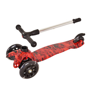 Trottinette pour enfants à 3 roues, hauteur réglable, avec lumières, pour les enfants de 3 ans et plus - Product Image 3