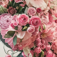 Composition florale artificielle 3D grandeur nature avec papillons, roses roses et fleurs de pêcher, accessoire floral pour toile de fond de mariage, décoration de scène de fête