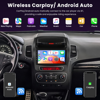 Radio Mobil Android Podofo 9-inci, Autoradio Wireless Carplay/Android Auto 2+64G untuk Kia Sorento 2014-2015 GPS/WiFi Grosir OEM