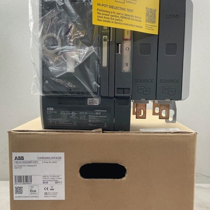 OXB200U2X3QB <strong>Automatic</strong> <strong>Transfer</strong> <strong>Switch</strong> 200A 2P <strong>200</strong>-480V for PLC
