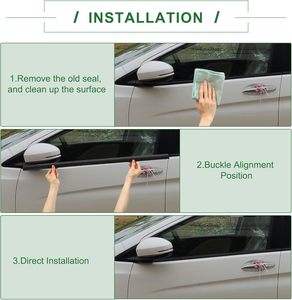 Không thấm nước cửa sổ xe niêm phong Dải weatherstrip cho TOYOTA probox 2002 2014 tùy chỉnh bên ngoài cửa sổ dịch vụ xử lý - Product Image 6