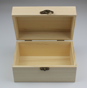 Boîte en bois de pin de haute qualité Style Art déco <span class=keywords><strong>caisse</strong></span> en bois <span class=keywords><strong>avec</strong></span> finition polie belle vaisselle Antique modèle décor à la maison - Product Image 2