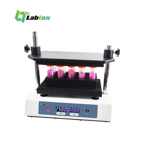 מערבל וורטקס רב-צינורות Labtex LTM-MVM25, 200-2500 סיבובים לדקה, מסלול 4 מ\"מ, 50 דגימות, מערבל וורטקס דיגיטלי עם טיימר ותאורת LED, מנוע <span class=keywords><strong>DC</strong></span> ללא פחמים - Product Image 1