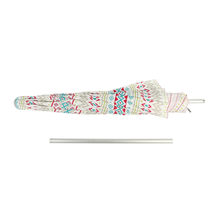 Sombrilla de playa <span class=keywords><strong>con</strong></span> patrones estampados, paraguas multicolor para patio, <span class=keywords><strong>piscina</strong></span>, vacaciones al aire libre, venta al por mayor - Product Image 5