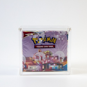 Factory Direct Premium Acrylic Booster Display Case Transparent Hard Acrylic <b>Collection</b> Protective <b>Box</b> for TCG Collectors - Product Image 3