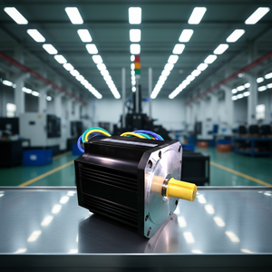 มอเตอร์เซอร์โวแบบไร้แปรงถ่าน 96V 10kW 3000rpm พร้อมเอนโค้ดเดอร์แบบอินคริเมนทัล IP55 สำหรับยานพาหนะอุปกรณ์ที่ใช้พลังงานแบตเตอรี่สำหรับงานหนัก - Product Image 1
