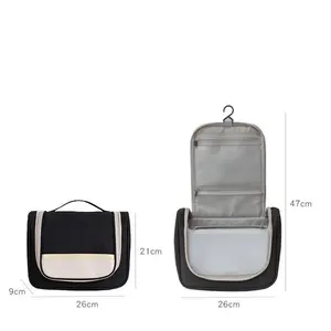 Bolsa Organizadora de Artículos de Aseo Portátil para Mujer, Impermeable, Estuche de <span class=keywords><strong>Maquillaje</strong></span> de Viaje para Maleta - Product Image 6