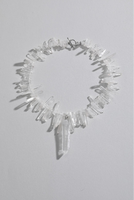 Collier à breloques en quartz pour femme - Cadeau classique pour mariage et fête - Bijoux Aquastone AS019