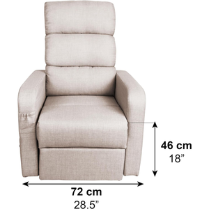 Sillón Reclinable Eléctrico, Sillón Reclinable Ortopédico, Sillón Elevador Beige PEPE P40028 - Product Image 4