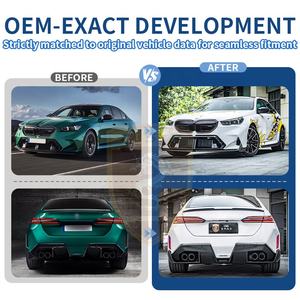 Kit de carrosserie en fibre de carbone sèche style <span class=keywords><strong>M</strong></span>-Performance pour <span class=keywords><strong>BMW</strong></span> Série 5 M5 G90 Jupe latérale avant Diffuseur arrière Spoiler haute performance - Product Image 3