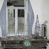 Panneau de clôture en treillis pour jardinière, style grille, avec jardinière intégrée, pour balcon, jardin, cour, usage extérieur, vente en gros