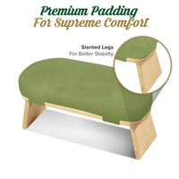 Banc de méditation pliable en bois, petit tabouret de méditation en bambou, chaise à genoux avec coussin extra épais et confortable