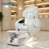 Nuevo Tipo de Muebles de Lujo para Salón de Uñas, Silla de Spa para Pies, Sillas de Pedicura Eléctricas Personalizables con Bañera para Pies