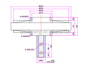 เครื่องกำเนิดไฟฟ้ากระแสสลับแม่เหล็กน้ำแบบรอบต่ำ 1mw, 2mw, 3mw - Product Image 3