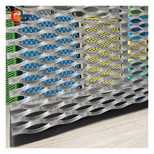 חזיתות לוחות אלומיניום מורחבים רשת מתכת מושעה תקרה חזית פאנל - Product Image 2