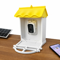 Comedero para Pájaros Inteligente Inalámbrico para Exteriores con WiFi, Vista en Vivo y Alertas por Aplicación