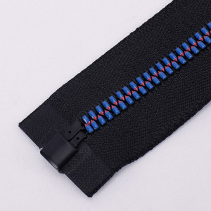 Haute Qualité Écologique 5 #   <span class=keywords><strong>Fermeture</strong></span> éclair en résine à glissière autobloquante, surface lisse, à extrémité ouverte, <span class=keywords><strong>pour</strong></span> vêtements de sport et sacs - Product Image 4