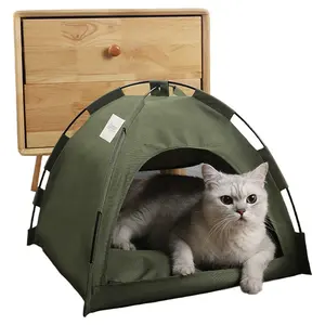 Nieuw Ontwerp Buiten Canvas Glamping Camping Huis Bed Hond Hond Kat Tent