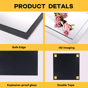 Espejo Adhesivo de Pared Acrílico Plateado, Flexible, Irrompible, de 2mm de Grosor, Fácil Instalación, Tamaños Personalizados, Venta al Por Mayor - Product Image 5