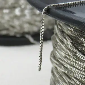 Genuine 925 Sterling Silver Box Chains Roll Of Silver Chain For Necklace Bracelet Jewelry Making