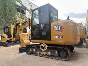Mini-excavatrice d'occasion Cat 306E2, 6 tonnes, hydraulique, sur chenilles, petite pelle Caterpillar Cat 306, machine d'excavation à bas prix en promotion - Product Image 4