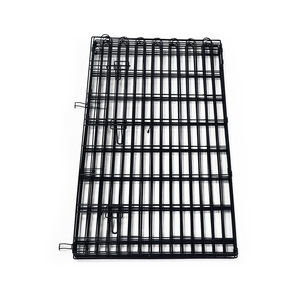 Vietnam fabrika evcil hayvan kafesi ağır büyük yüksek kalite siyah Metal Kennels tepsi katlanabilir köpek çit kafes evcil hayvan oyun parkı - Product Image 4