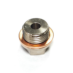 อะแดปเตอร์เซ็นเซอร์ M18x1.5 ถึง 1/8 NPT, อะแดปเตอร์พอร์ตวัดอุณหภูมิไอเสียรถยนต์, ตัวลดขนาดเกลียวเหล็กชุบนิกเกิลสำหรับการดัดแปลงรถยนต์ - Product Image 2