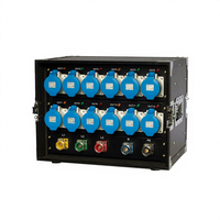Boîte d'alimentation industrielle Shangyi à 12 prises 63A avec indice de protection IP54 pour l'éclairage de scène, les écrans LED de grande taille, 220V Performance