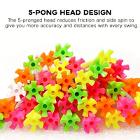 Prix usine Golf Accessoires Tee Taille Personnalisée Golf Tee Plastique Pratique Incassable Golf Tees