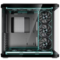 Gaming PC Case with ARGB Fans and USB 3.1 Type-C 360mm Water Cooler Support ATX Computer Case Tower