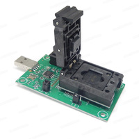 Uji IC eMMC BGA153 BGA169 soket ic adaptor USB 11.5x13mm Uji Flash NAND untuk programmer