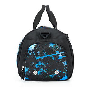 Bolsa Deportiva Geométrica para Fitness, Viajes, con Separación para Ropa Húmeda y Seca, Bolsa de Yoga Cilíndrica, Bolsa de Viaje, Bolsa de Hombro Individual - Product Image 2