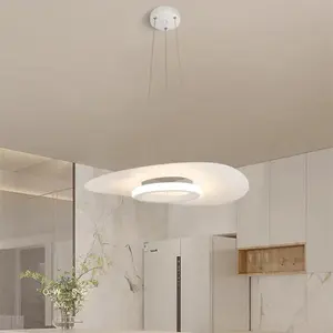 Modern UFO Shaped Black <b>Pendant</b> <b>Light</b> Dining Room LED Decorative <b>Chandelier</b> Over Kitchen Island - Product Image 2