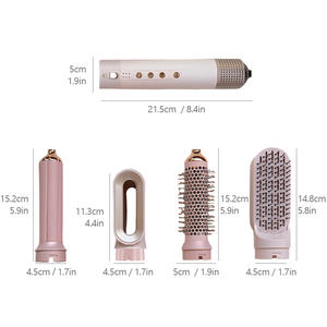 Sistema profesional de peinado y secado por aire, envoltura automática, estilizador de cabello, secado rizado, voluminizador, 5 en 1, <span class=keywords><strong>Kit</strong></span> de cepillo para secador de pelo - Product Image 4