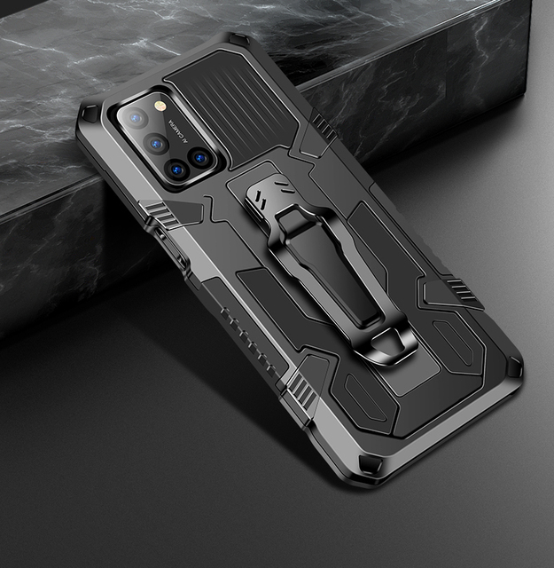 Military Grade Strong Enhanced Grip Anti Fall Soft TPU Hard PC Armor Shockproof Phone Case for for OPPO REALME8 PRO